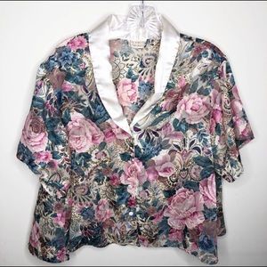 Vintage Victoria Secret Gold label button up